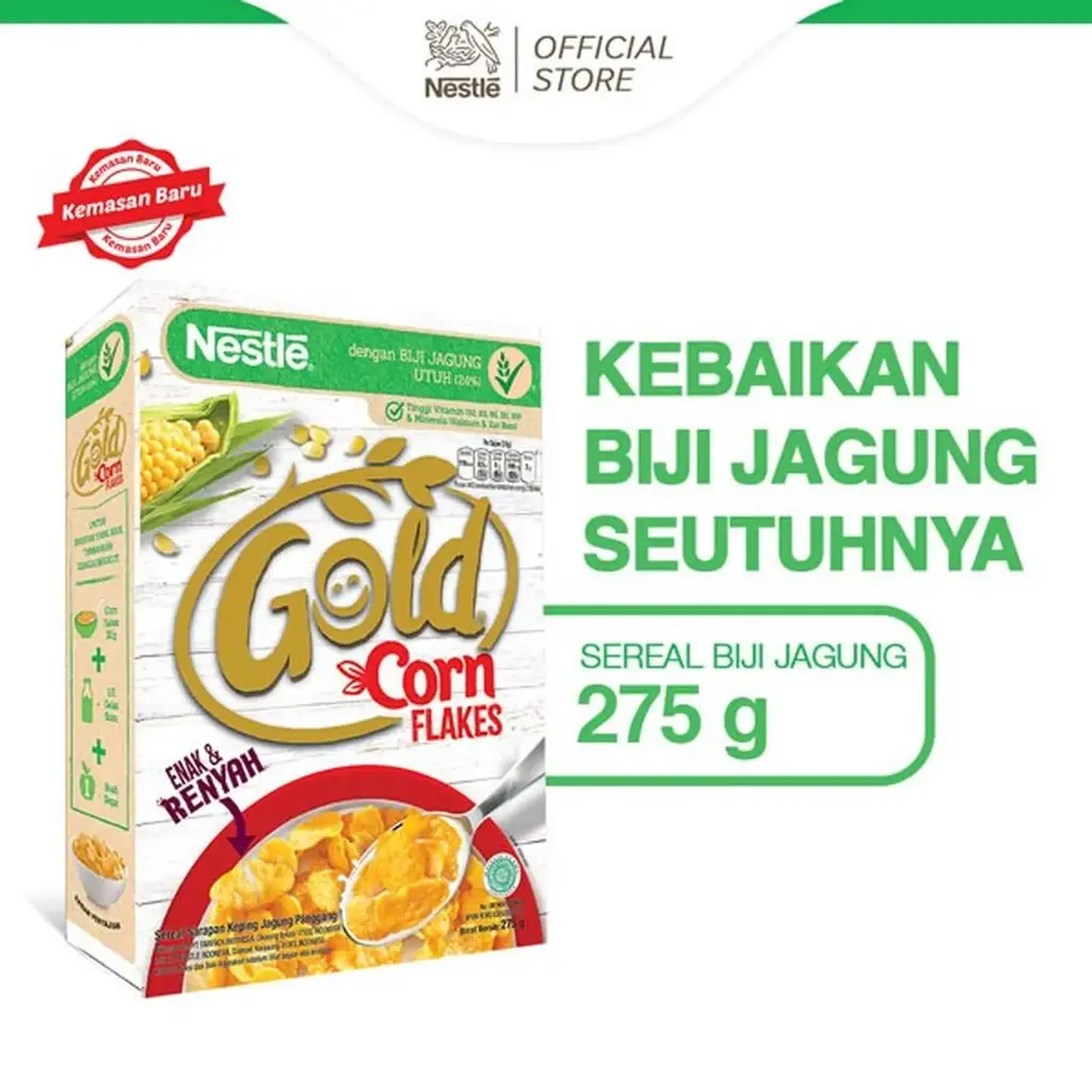 Nestle GOLD CORN FLAKES Sarapan Sereal Jagung